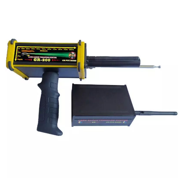 New GR200 GR-200 remote metal gold Detector underground 100 m w/ 3D LED display 2 antenna plastic box - Image 2