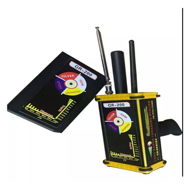 New GR200 GR-200 remote metal gold Detector underground 100 m w/ 3D LED display 2 antenna plastic box - Image 6