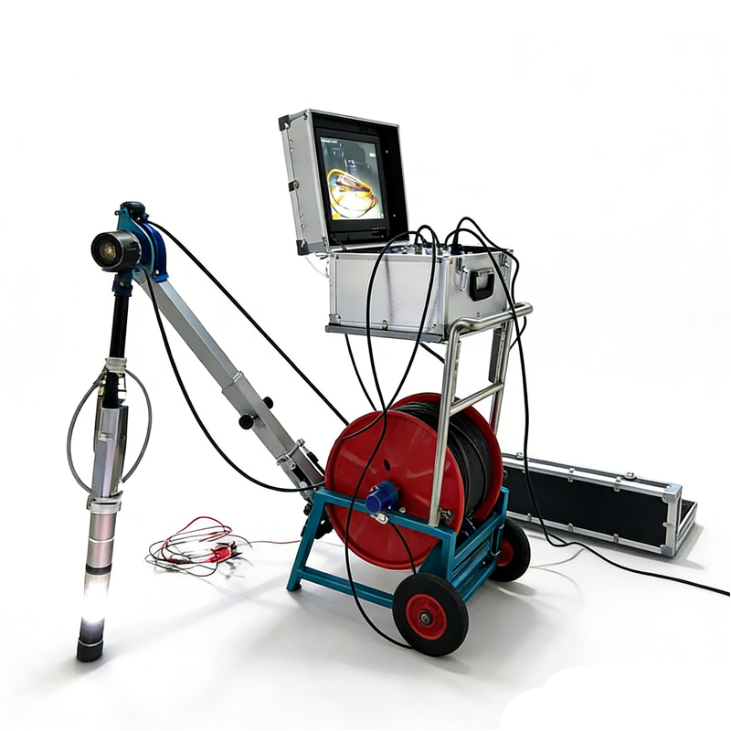 BDW-200M Deep Well Borehole Inspection Camera Underground Well Equipment Quality Factory Direct Water Scanner
