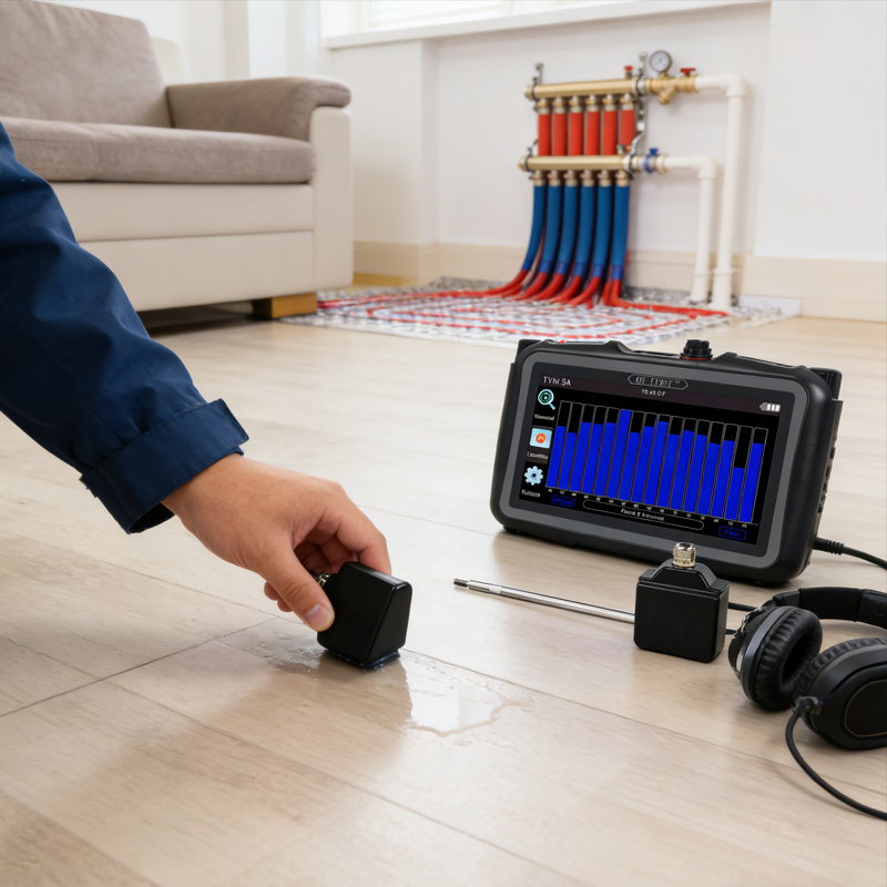 NEW TYM-1A Series Black Portable Water Pipeline Leak Detector IP55 Rated 2-Year Warranty Outdoor Plastic - Image 5