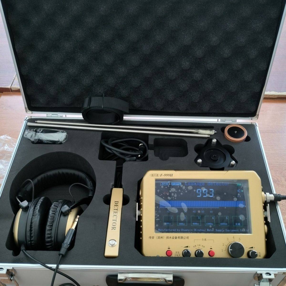 F999H Groundwater Leak Detector Sensor Precision Tap Water Floor Heating Pipe Leak Detector Machine - Image 3