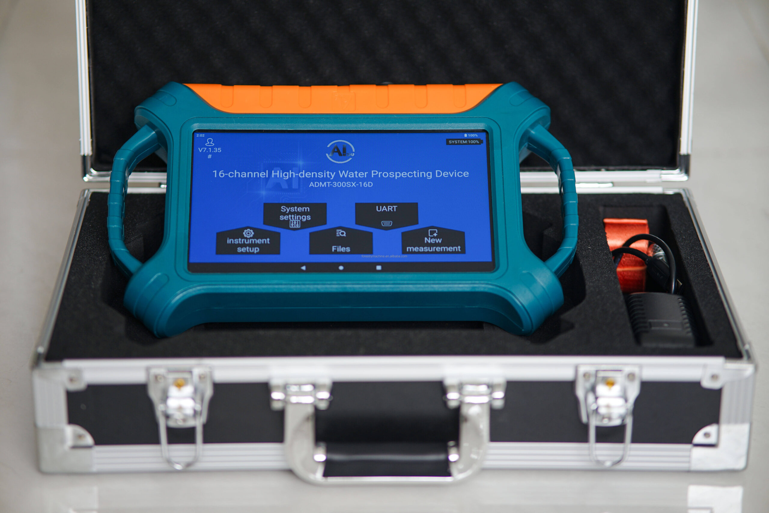 New ADMT-60KG-16D Single Channel Underground Gold Crystal Detector Real Time Image Metal Detector - Image 5