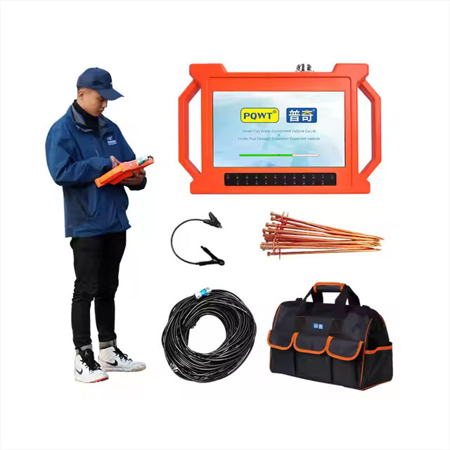 New PQWT-GT2000A Ground Water Detection Device 2000m Deep 18 Channels Underground Geophysical Water Survey Detector Finder